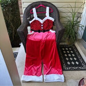 No Boundaries Christmas Jumpsuit XL (16-18)